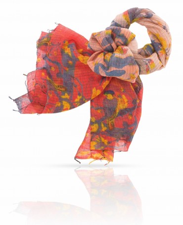 Палантин Женский SW-BIRD.LONGTAIL/PEACH